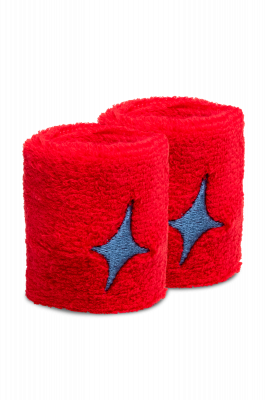 Muñequeras rojas Star Blue StarVie