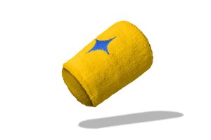 Muñequera padel amarilla - StarVie