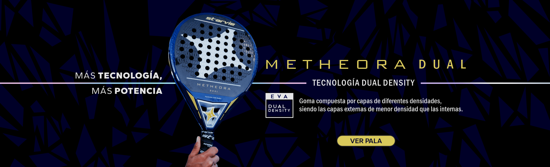 Pala de pádel Metheora Dual de StarVie