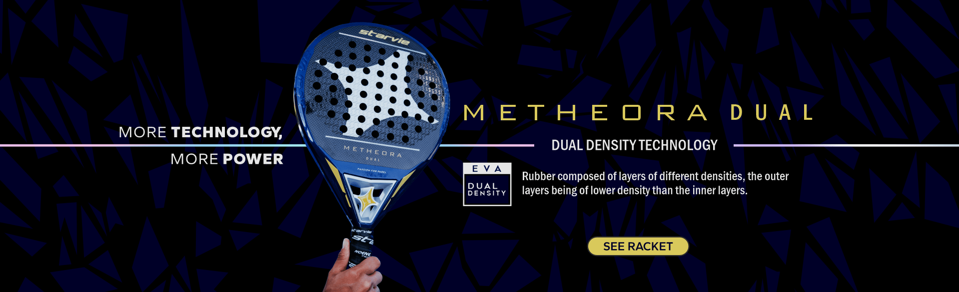 Pala de pádel Metheora Dual de StarVie